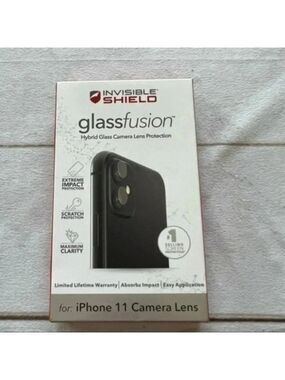 NEW Invisible shield glass fusion hybrid glass camera lens protection. N…
